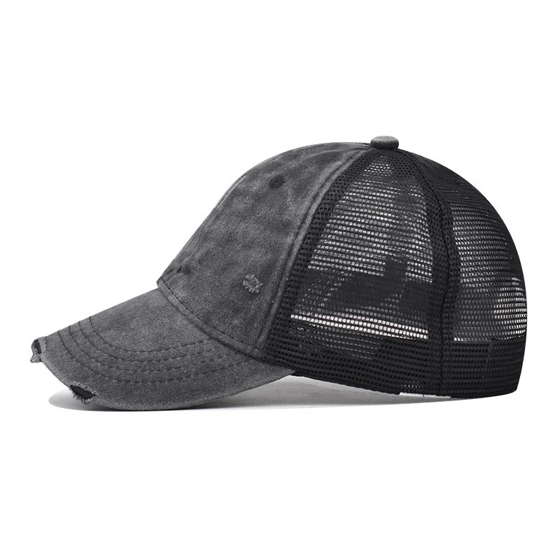 ファッショントラック運転手キャップ無地パッチ四季スナップバッ - Trucker Cap Mesh のレビューと価格