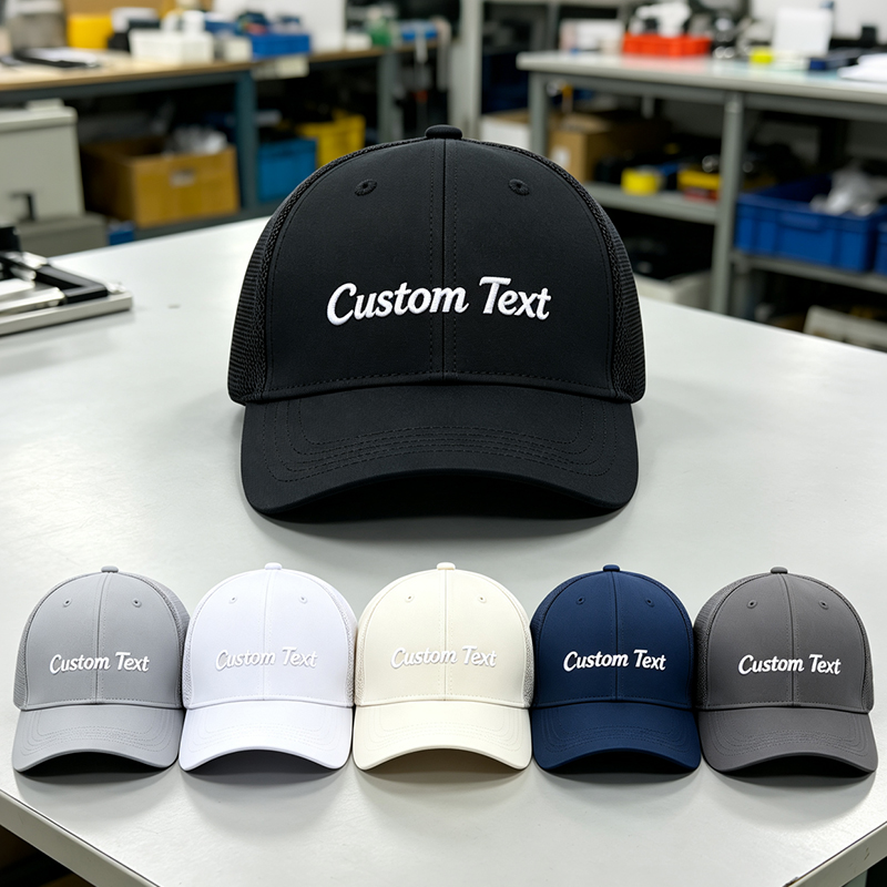 カスタム刺繍入りトラッカーハット、通気性の良いメッシュ素材の - Trucker Cap Mesh のレビューと価格